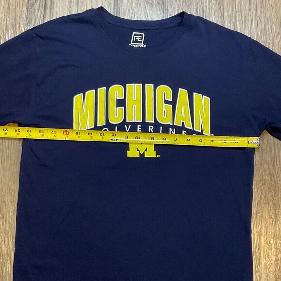 University Of Michigan ProEdge Knights Apparel Men's Blue Tshirt Size Medium EUC - Picture 4 of 5